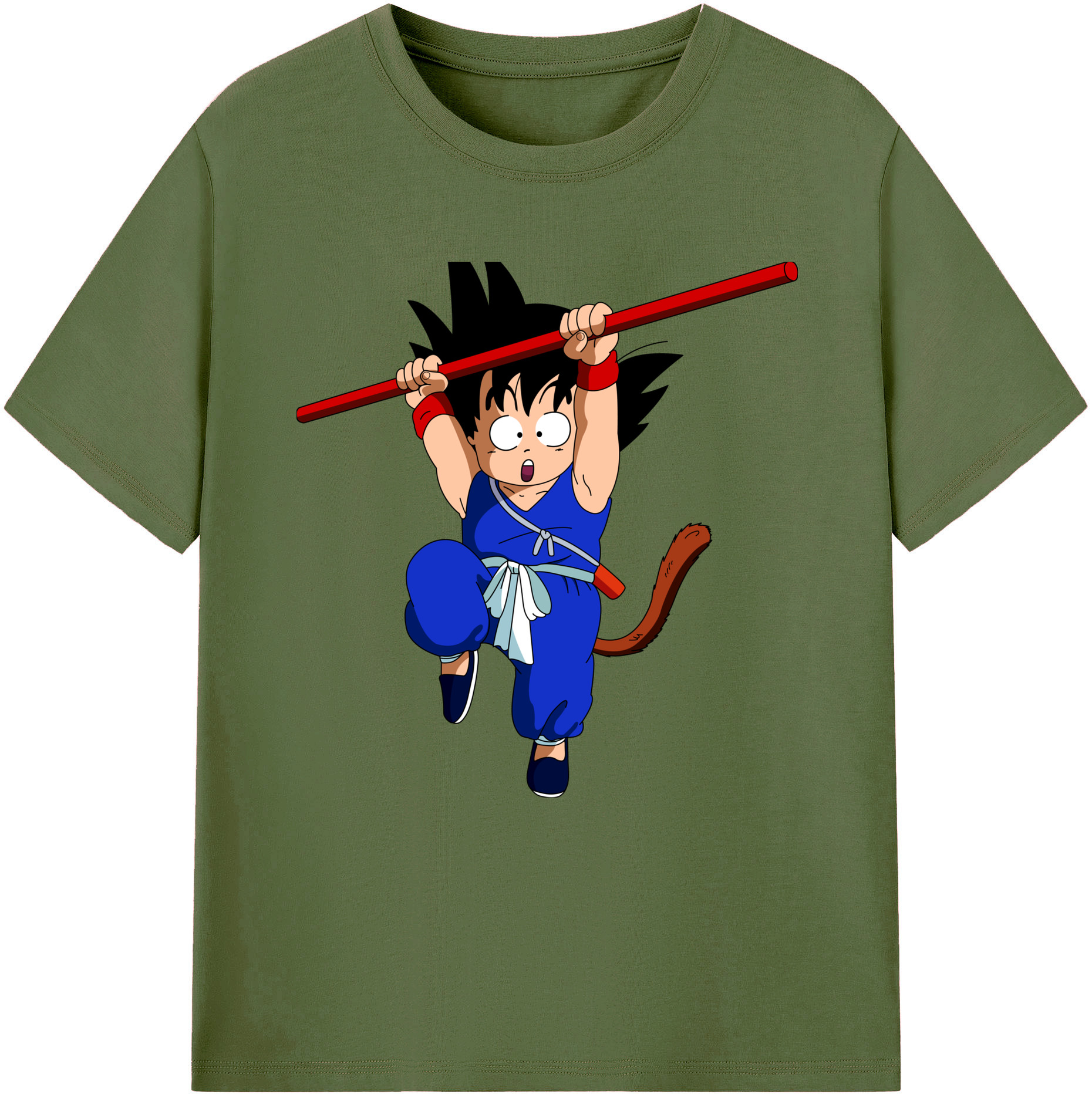 （画像用） ドラゴンボール 孫悟空（そん ごくう）Son Goku カカロット DRAGON BALL Kakarotto 綿100％半袖Tシャツ（フロントプリント）